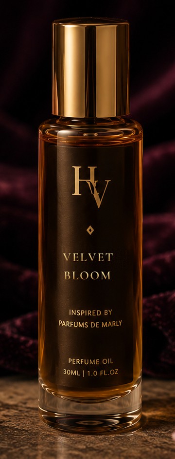 Velvet Bloom perfume oil bottle