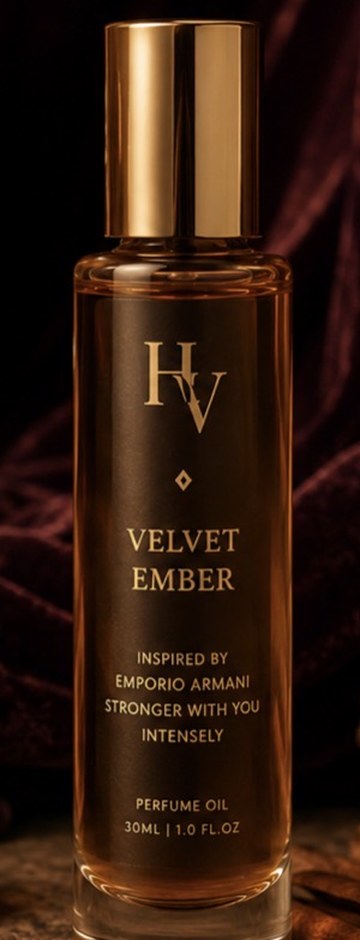 Velvet Ember perfume oil bottle