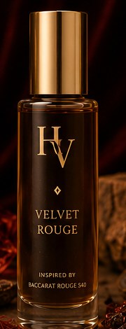 Velvet Rouge perfume oil bottle